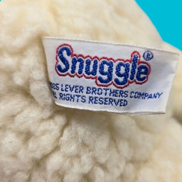 1986 Snuggles Fabric Softner Bear Plush Vintage Stuffed Promo - Russ Berrie Toy - Picture 12 of 14